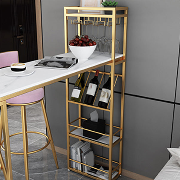 Modern Bar Table Set 1/2/3 Pieces Stone Bar Table and Stool Set Clearhalo 'Bar Furniture' 'furn' 'furn_home_bar_bar_sets' 'Furniture' 'Home Bars & Bar Sets' 'home_bar_bar_sets' 'Kitchen & Dining Furniture' 6561887