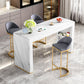 Contemporary Counter Height Set 1/3/4/5 Pieces Pub Table Set