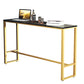 Glam Rectangle Pub Set 1/4 Pieces Counter Table with Upholstered Stools Clearhalo 'Bar Furniture' 'furn' 'furn_home_bar_bar_sets' 'Furniture' 'Home Bars & Bar Sets' 'home_bar_bar_sets' 'Kitchen & Dining Furniture' 6562149