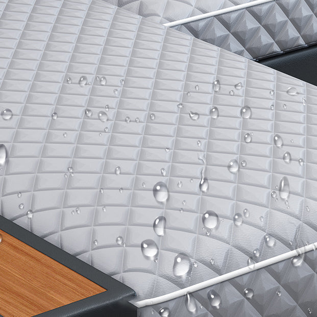 Sofá seccional de cuero de campo sintético francés con brazos de almohada