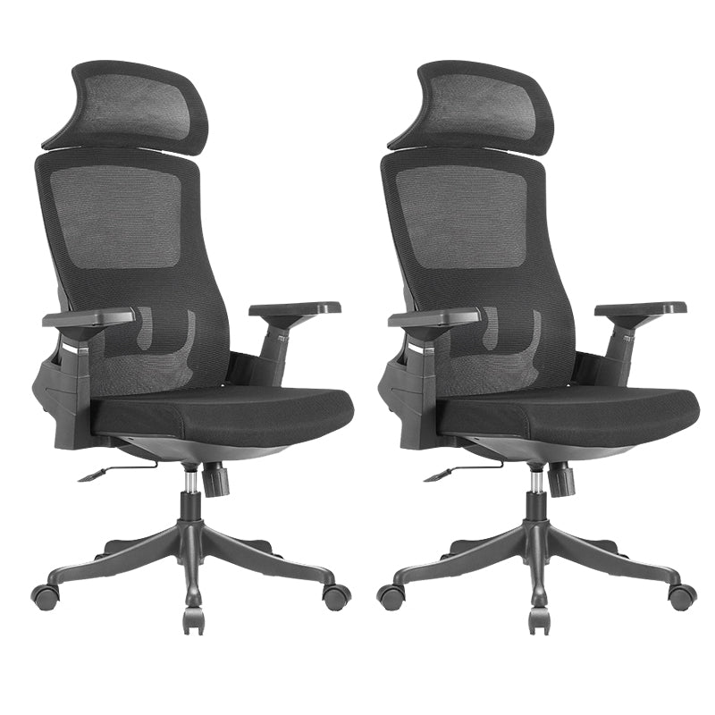 Modern Arms Included Chair High Back Mesh Desk Chair with Wheels Clearhalo 'furn' 'furn_office_chair' 'Furniture' 'Office Chairs' 'Office Furniture' 'office_chair' 6562251
