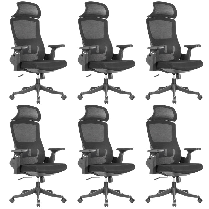 Modern Arms Included Chair High Back Mesh Desk Chair with Wheels Clearhalo 'furn' 'furn_office_chair' 'Furniture' 'Office Chairs' 'Office Furniture' 'office_chair' 6562255