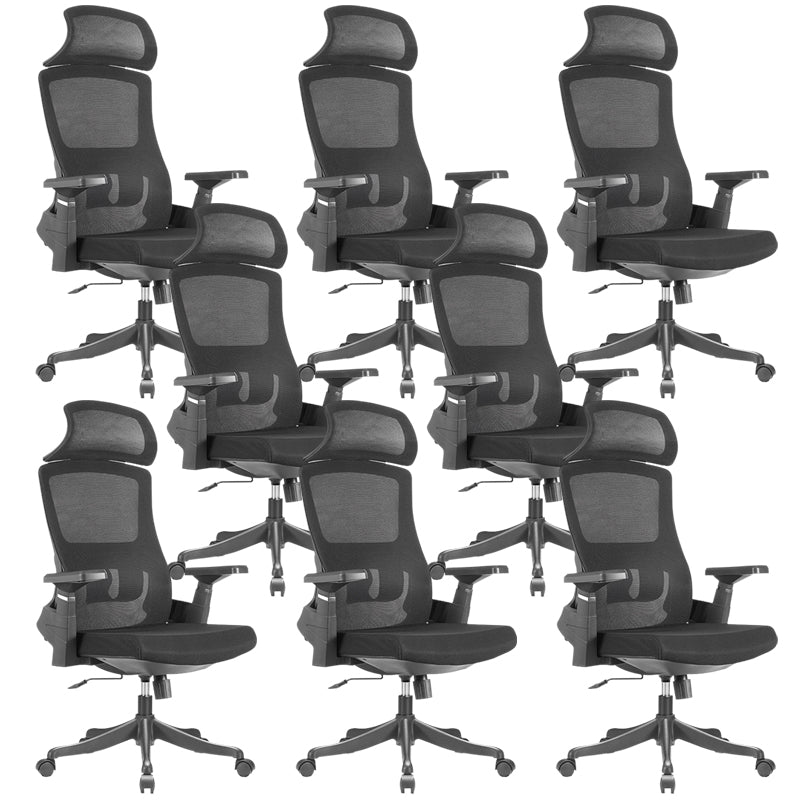 Modern Arms Included Chair High Back Mesh Desk Chair with Wheels Clearhalo 'furn' 'furn_office_chair' 'Furniture' 'Office Chairs' 'Office Furniture' 'office_chair' 6562257
