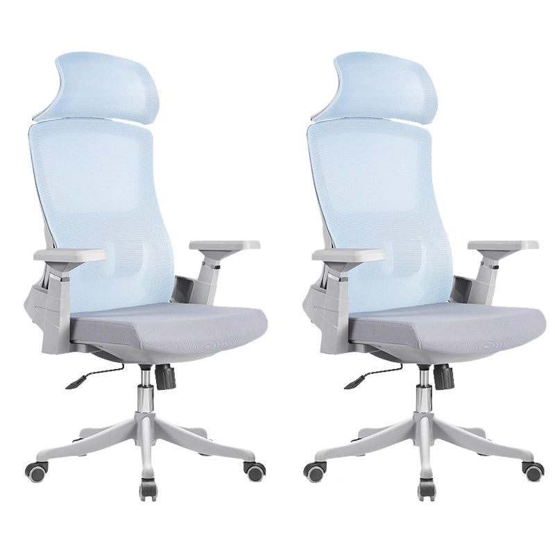 Modern Arms Included Chair High Back Mesh Desk Chair with Wheels Clearhalo 'furn' 'furn_office_chair' 'Furniture' 'Office Chairs' 'Office Furniture' 'office_chair' 6562259