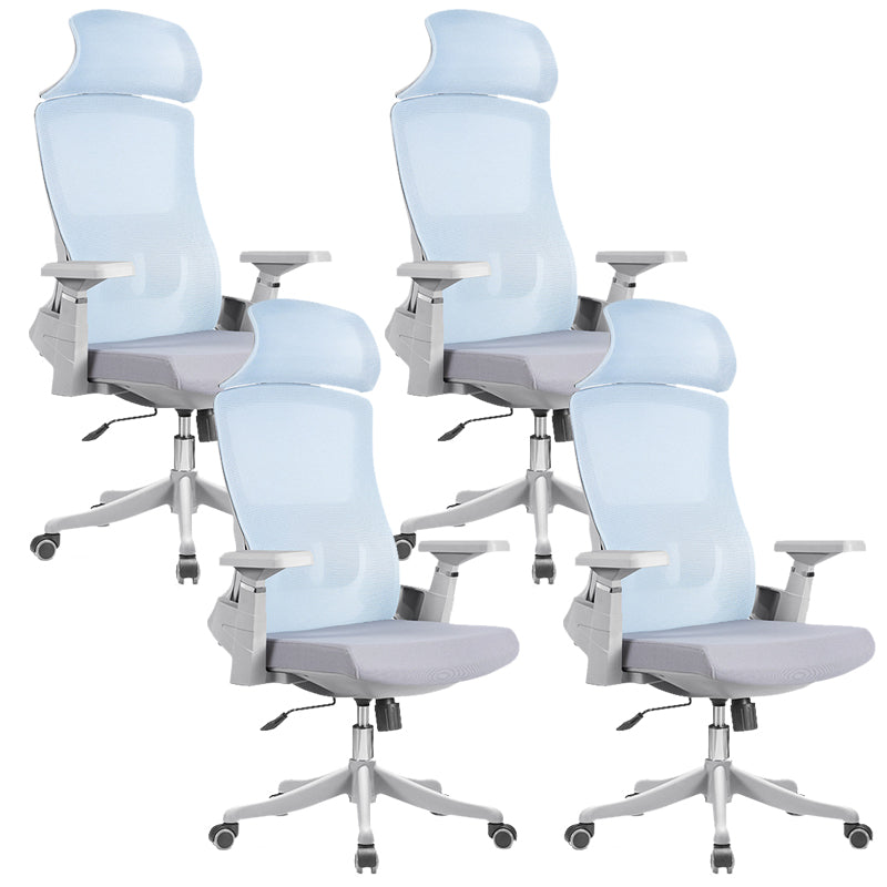 Modern Arms Included Chair High Back Mesh Desk Chair with Wheels Clearhalo 'furn' 'furn_office_chair' 'Furniture' 'Office Chairs' 'Office Furniture' 'office_chair' 6562260