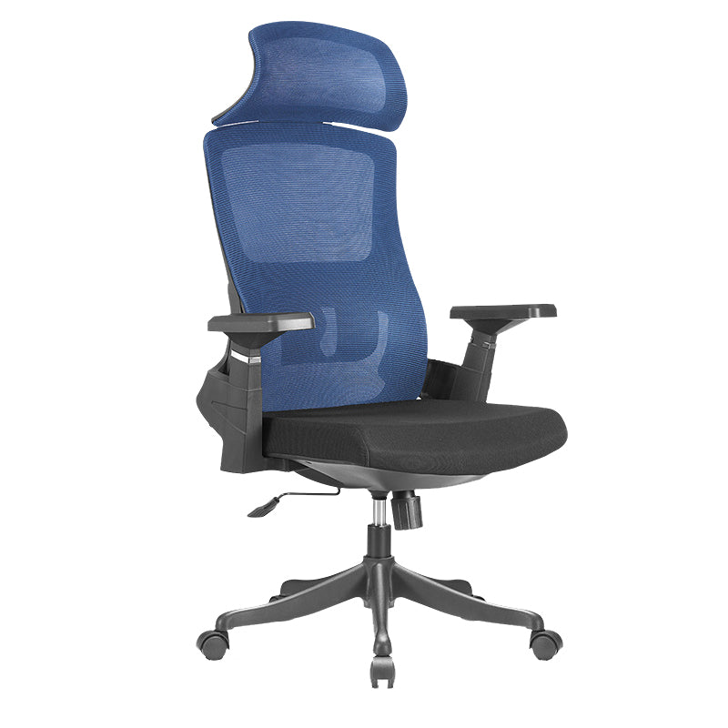 Modern Arms Included Chair High Back Mesh Desk Chair with Wheels Clearhalo 'furn' 'furn_office_chair' 'Furniture' 'Office Chairs' 'Office Furniture' 'office_chair' 6562263