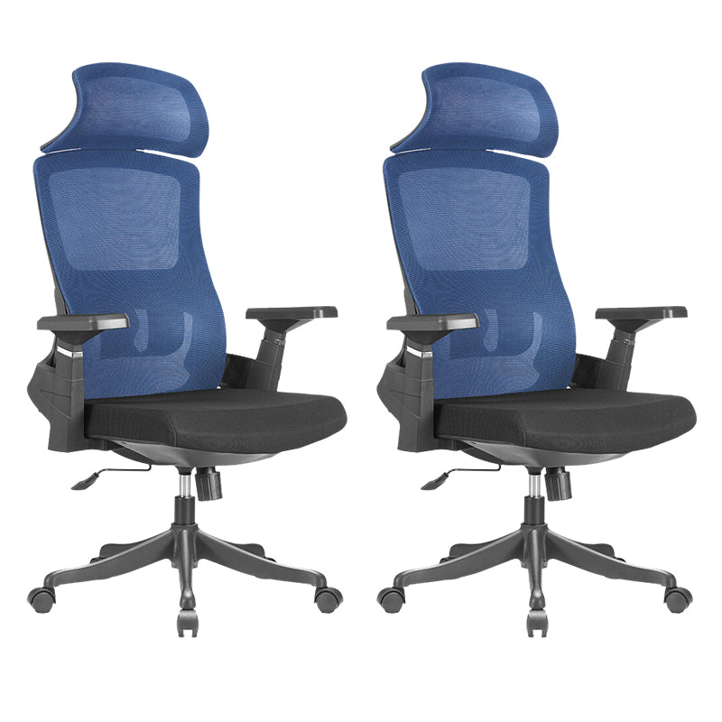 Modern Arms Included Chair High Back Mesh Desk Chair with Wheels Clearhalo 'furn' 'furn_office_chair' 'Furniture' 'Office Chairs' 'Office Furniture' 'office_chair' 6562264