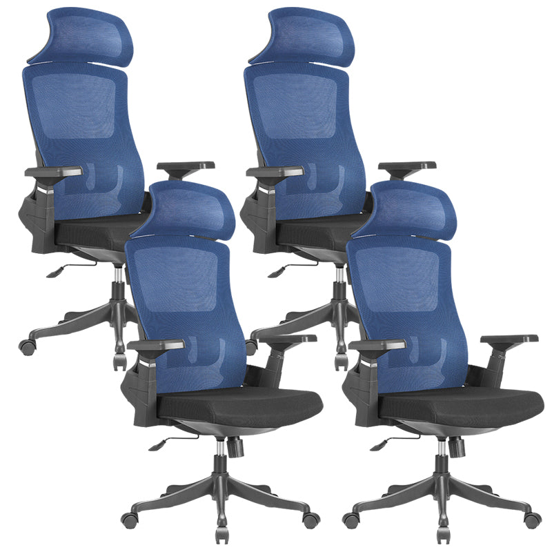 Modern Arms Included Chair High Back Mesh Desk Chair with Wheels Clearhalo 'furn' 'furn_office_chair' 'Furniture' 'Office Chairs' 'Office Furniture' 'office_chair' 6562265