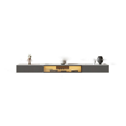 Wall-mounted TV Stand Console Stone TV Media Console with Drawers Grey Clearhalo 'furn' 'furn_tv_stands_entertainment_centers' 'Furniture' 'Living Room Furniture' 'TV Stands & Entertainment Centers' 'TV Stands & Media Storage Furniture' 'tv_stands_entertainment_centers' 6562374