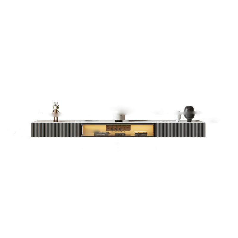 Wall-mounted TV Stand Console Stone TV Media Console with Drawers Clearhalo 'furn' 'furn_tv_stands_entertainment_centers' 'Furniture' 'Living Room Furniture' 'TV Stands & Entertainment Centers' 'TV Stands & Media Storage Furniture' 'tv_stands_entertainment_centers' 6562381