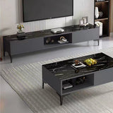 Faux Wood TV Media Stand Contemporary TV Console for Living Room Clearhalo 'furn' 'furn_tv_stands_entertainment_centers' 'Furniture' 'Living Room Furniture' 'TV Stands & Entertainment Centers' 'TV Stands & Media Storage Furniture' 'tv_stands_entertainment_centers' 6562407