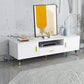 Modern TV Media Console Faux Wood TV Media Stand for Living Room White Clearhalo 'furn' 'furn_tv_stands_entertainment_centers' 'Furniture' 'Living Room Furniture' 'TV Stands & Entertainment Centers' 'TV Stands & Media Storage Furniture' 'tv_stands_entertainment_centers' 6562421