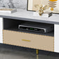 Modern TV Media Console Faux Wood TV Media Stand for Living Room Clearhalo 'furn' 'furn_tv_stands_entertainment_centers' 'Furniture' 'Living Room Furniture' 'TV Stands & Entertainment Centers' 'TV Stands & Media Storage Furniture' 'tv_stands_entertainment_centers' 6562427