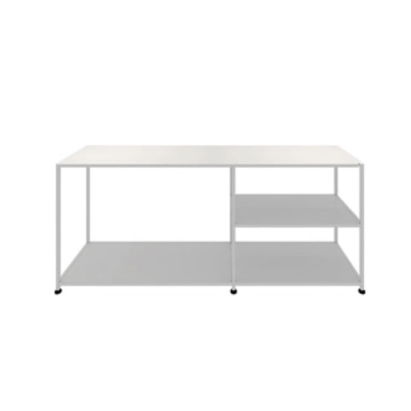 Industrial Metal TV Stand Console Open Storage TV Media Stand for Living Room Clearhalo 'furn' 'furn_tv_stands_entertainment_centers' 'Furniture' 'Living Room Furniture' 'TV Stands & Entertainment Centers' 'TV Stands & Media Storage Furniture' 'tv_stands_entertainment_centers' 6562463