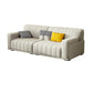 Sofa de bras carré de tissu avec oreillers Siège standard en blanc