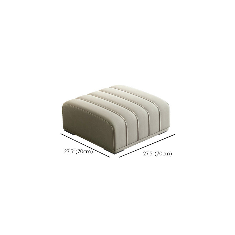 Sofa de bras carré de tissu avec oreillers Siège standard en blanc