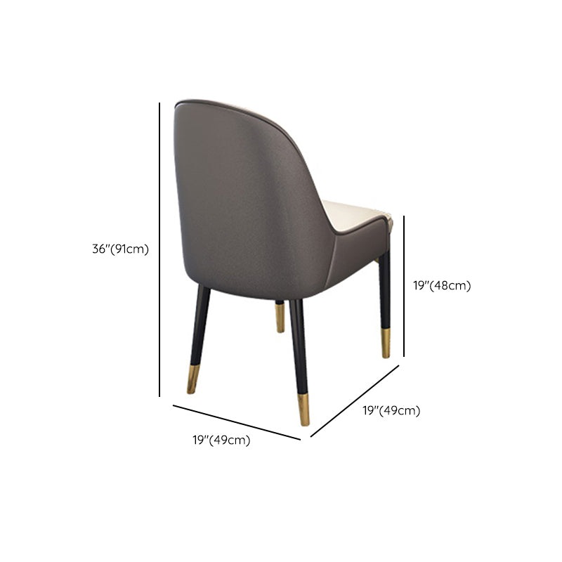 Contemporary Sintered Stone Top Dinette Set with Round Table Dining Room Set for Dining Room Clearhalo 'Dining Room Sets' 'Dining Tables & Seating' 'dining_room_set' 'furn' 'furn_dining_room_set' 'Furniture' 'furniture_dining_room_set' 'Kitchen & Dining Furniture' 'kitchen&dining_furn' 'kitchen' 6562604