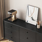 Ultra-Modern Double Dresser Solid Pine Storage Chest Dresser for Bedroom