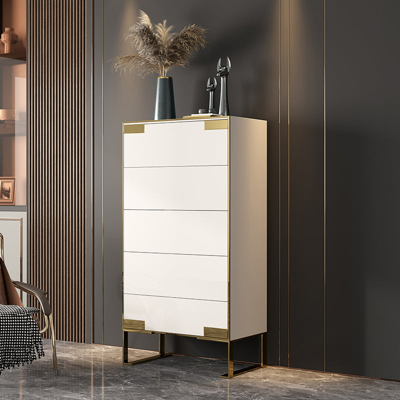 Cómoda cómoda de almacenamiento de madera cómoda clásica Glam para oficina en casa
