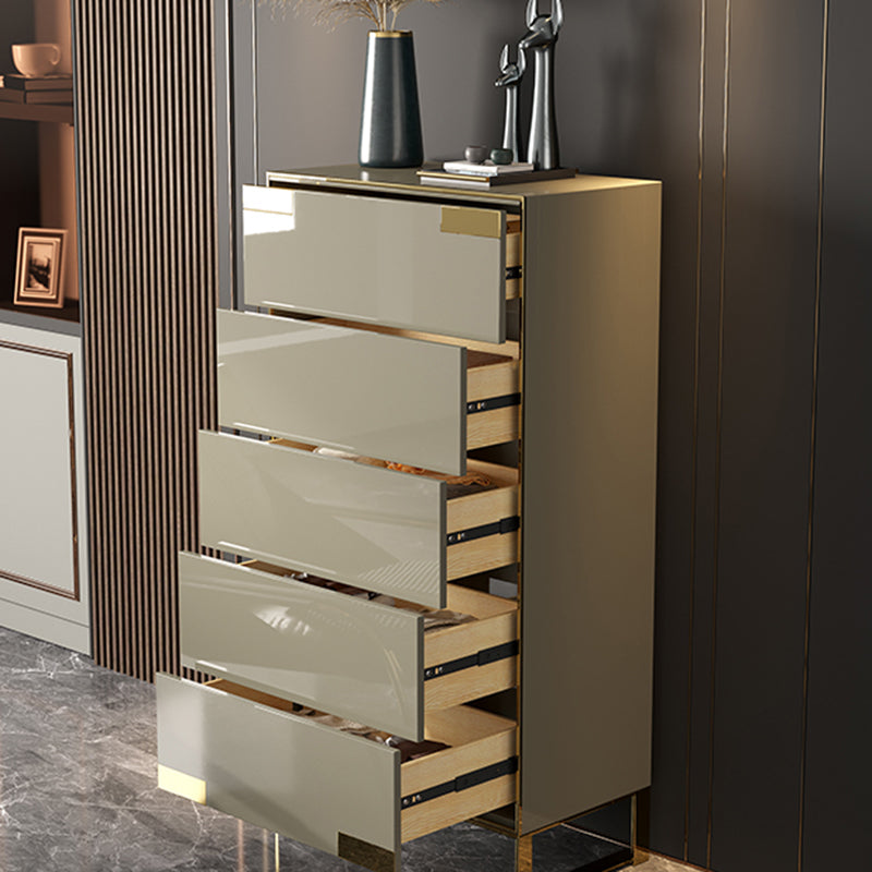 Cómoda cómoda de almacenamiento de madera cómoda clásica Glam para oficina en casa