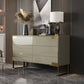 Cómoda cómoda de almacenamiento de madera cómoda clásica Glam para oficina en casa