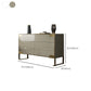 Cómoda cómoda de almacenamiento de madera cómoda clásica Glam para oficina en casa