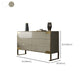 Cómoda cómoda de almacenamiento de madera cómoda clásica Glam para oficina en casa