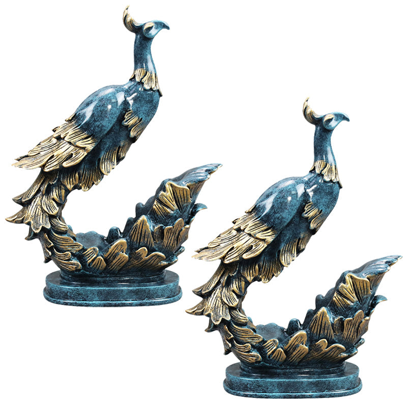 Glam Resin Bottle Holder Tabletop Wine Bottle Rack for Living Room Blue 2 Piece Set Clearhalo 'furn' 'furn_wine_racks' 'Furniture' 'Kitchen & Dining Furniture' 'Wine Racks' 'wine_racks' 6564137