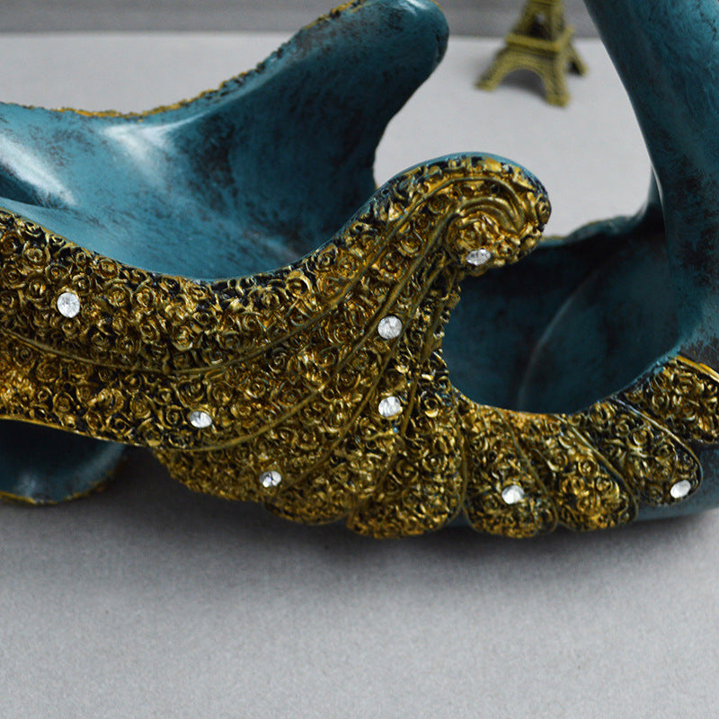 Glam Tabletop Weinflaschenhalter Harz Weinflasche Rack für Zimmer