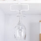 Contemporary Metal Hanging Wine Rack Wine Stemware Holder for Kitchen