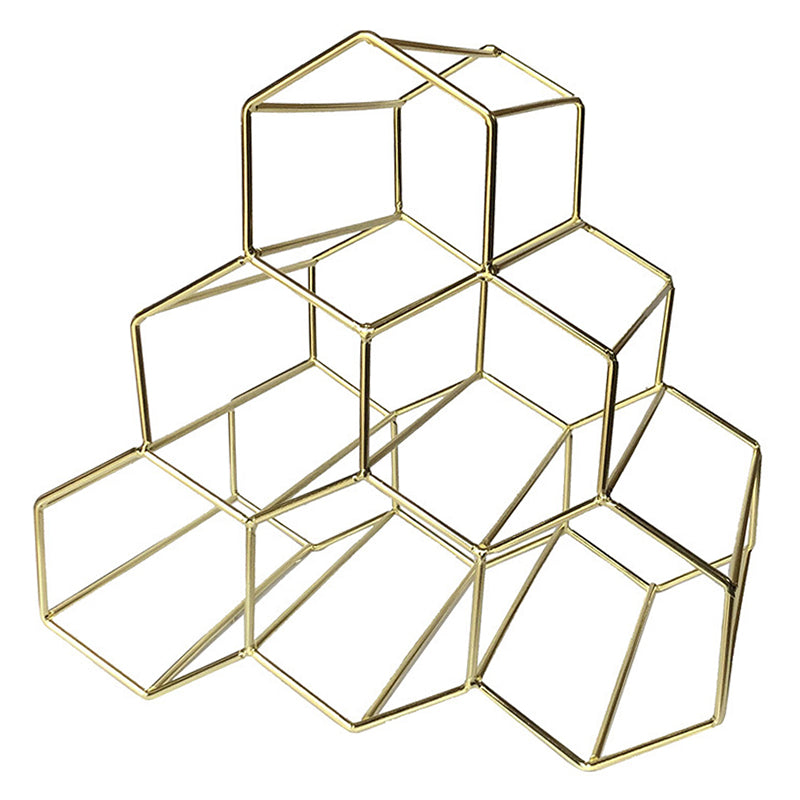 Conjunto de botellas de encimera de botella de vino de hierro contemporáneo para la cocina