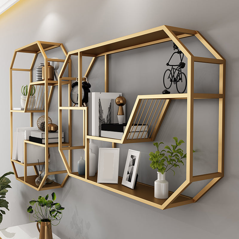 Eigentijdse wijnrekken metalen muur gemonteerd wijnhouder rek voor woonkamer