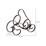 Contemporary Iron Wine Bottle Rack Countertop Bottle Holder for Living Room Clearhalo 'furn' 'furn_wine_racks' 'Furniture' 'Kitchen & Dining Furniture' 'Wine Racks' 'wine_racks' 6564395
