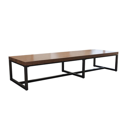 Industrial 29.53" Tall Writing Desk Solid Wood Rectangle Office Desk Clearhalo 'furn' 'furn_office_desk' 'Furniture' 'Office Desks' 'Office Furniture' 'office_desk' 6564562