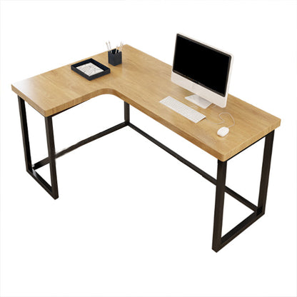 29.25-inch Height Modern Writing Desk L-Shape Solid Wood Office Desk