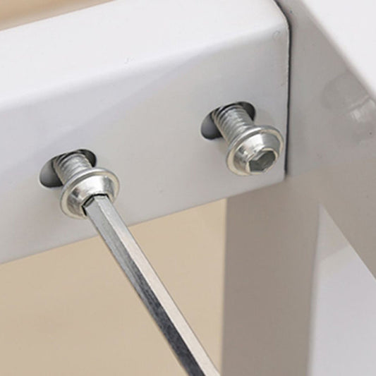 Modern Glass Top Rectangular Office Desk 29.53-inch Tall Writing Desk