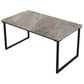 Industrial Stone Office Desk Sled Base Rectangular Writing Desk Grey White Clearhalo 'furn' 'furn_office_desk' 'Furniture' 'Office Desks' 'Office Furniture' 'office_desk' 6564877