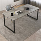 Industrial Stone Office Desk Sled Base Rectangular Writing Desk Clearhalo 'furn' 'furn_office_desk' 'Furniture' 'Office Desks' 'Office Furniture' 'office_desk' 6564882