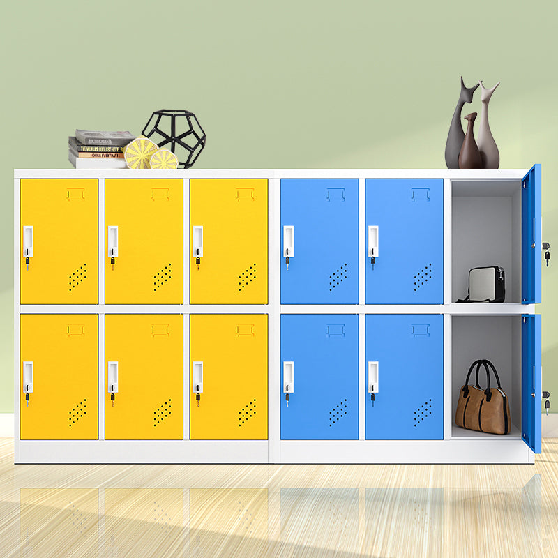 35.4"L x 16.5"W x 39.4"H Modern Wardrobe Armoire Steel Storage Cabinet