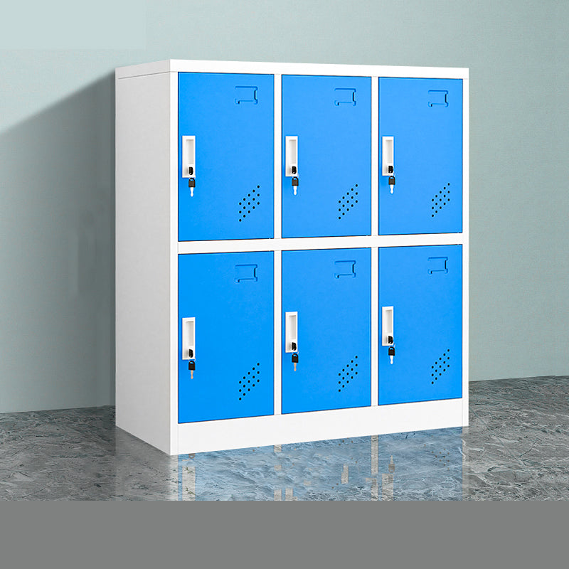 35.4"L x 16.5"W x 39.4"H Modern Wardrobe Armoire Steel Storage Cabinet