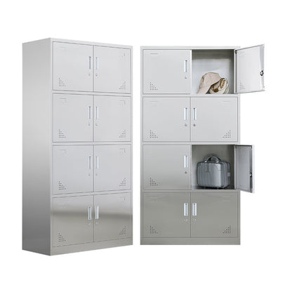 35,5 "L x 16,5" W x 71 "H Armoire de rangement de porte à charnière avec portes en métal avec portes métalliques