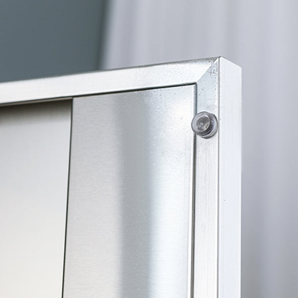 35,5 "L x 16,5" W x 71 "H Armoire de rangement de porte à charnière avec portes en métal avec portes métalliques