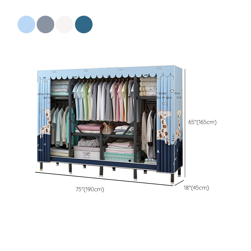 Matte Finish Cabinet for Home Modern Storage Cabinet with Sliding Doors