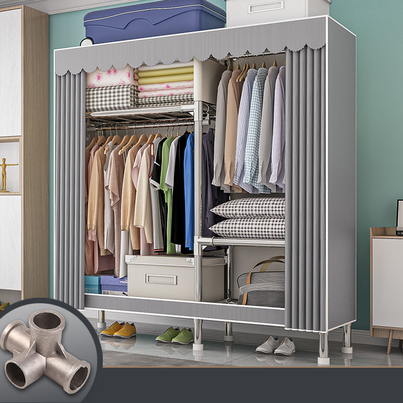 Armadio con finitura opaca al coperto contemporaneo per camera da letto