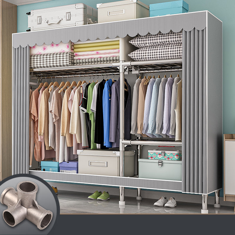 Armadio con finitura opaca al coperto contemporaneo per camera da letto