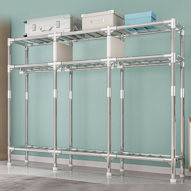 Armadio con finitura opaca al coperto contemporaneo per camera da letto