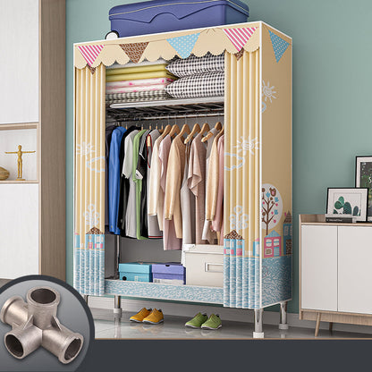 Armadio con finitura opaca al coperto contemporaneo per camera da letto