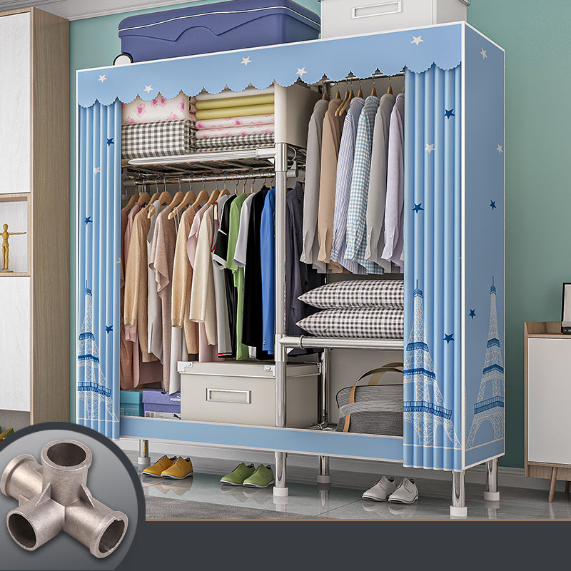 Armadio con finitura opaca al coperto contemporaneo per camera da letto