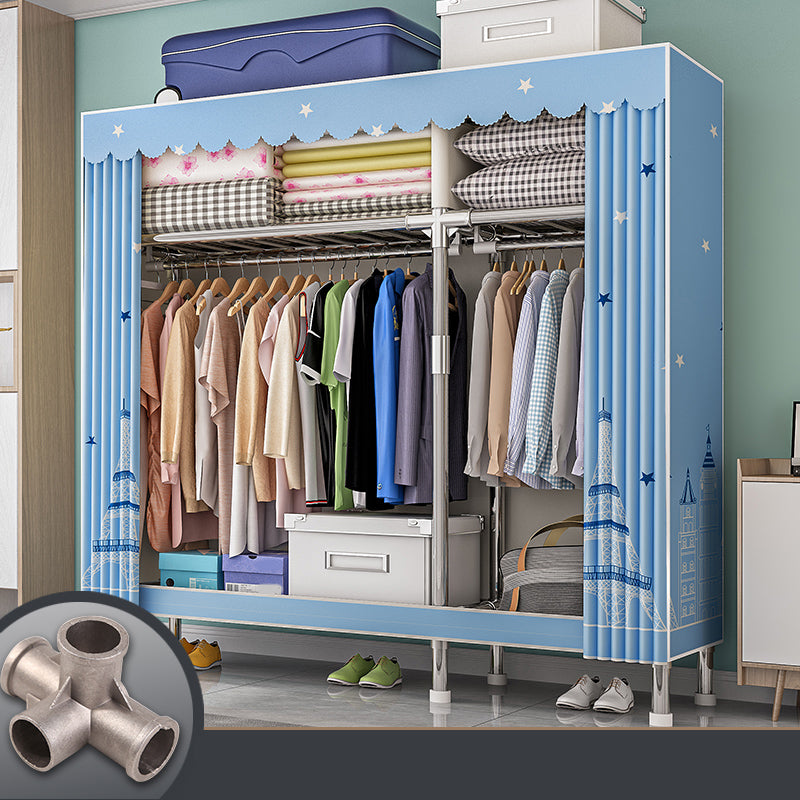 Armadio con finitura opaca al coperto contemporaneo per camera da letto