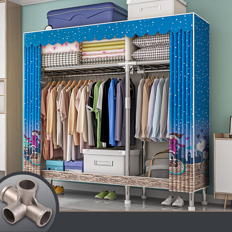 Armadio con finitura opaca al coperto contemporaneo per camera da letto